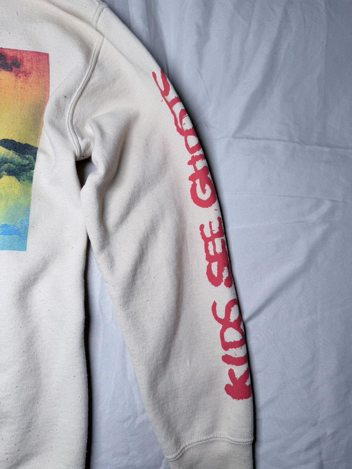 Kanye West Kids See Ghosts Hoodie Cream Medium Kanye West Kid Cudi Size US M / EU 48-50 / 2 - 10 Thumbnail