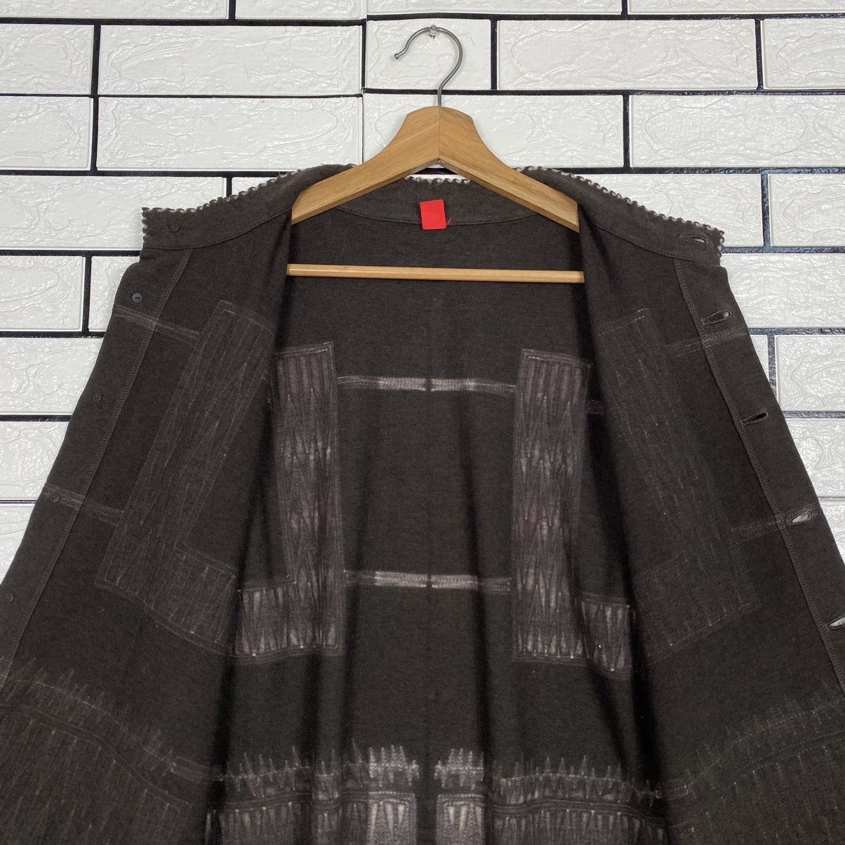 Issey Miyake 🔥VINTAGE MANDARIN JACKET PATCHWORK HEART HAAT ISSEY MIYAKE Size US M / EU 48-50 / 2 - 14 Thumbnail