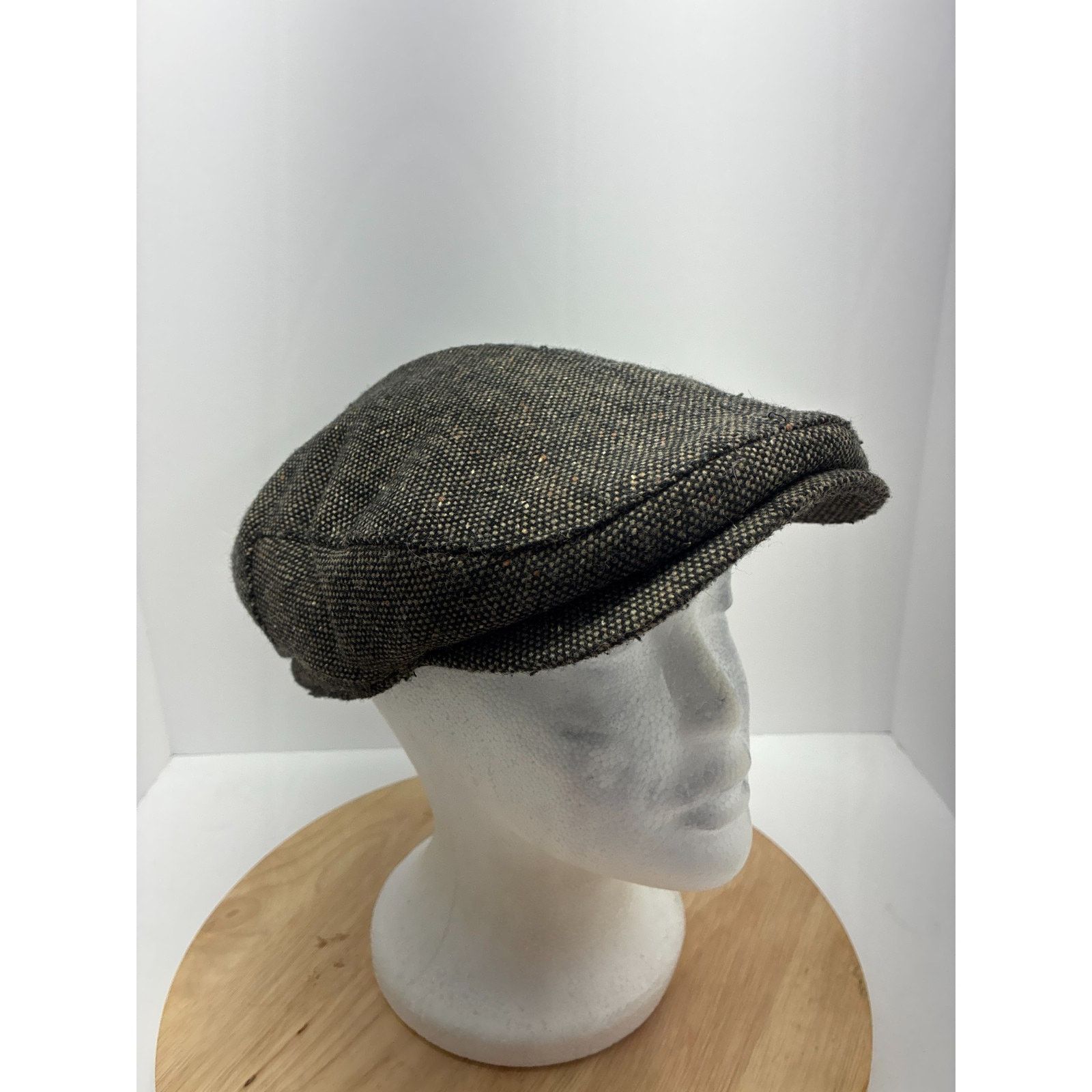 Dockers Dockers Distressed Ivy Cap L/XL Brown Wool Blend Newsboy Hat Size ONE SIZE - 13 Thumbnail