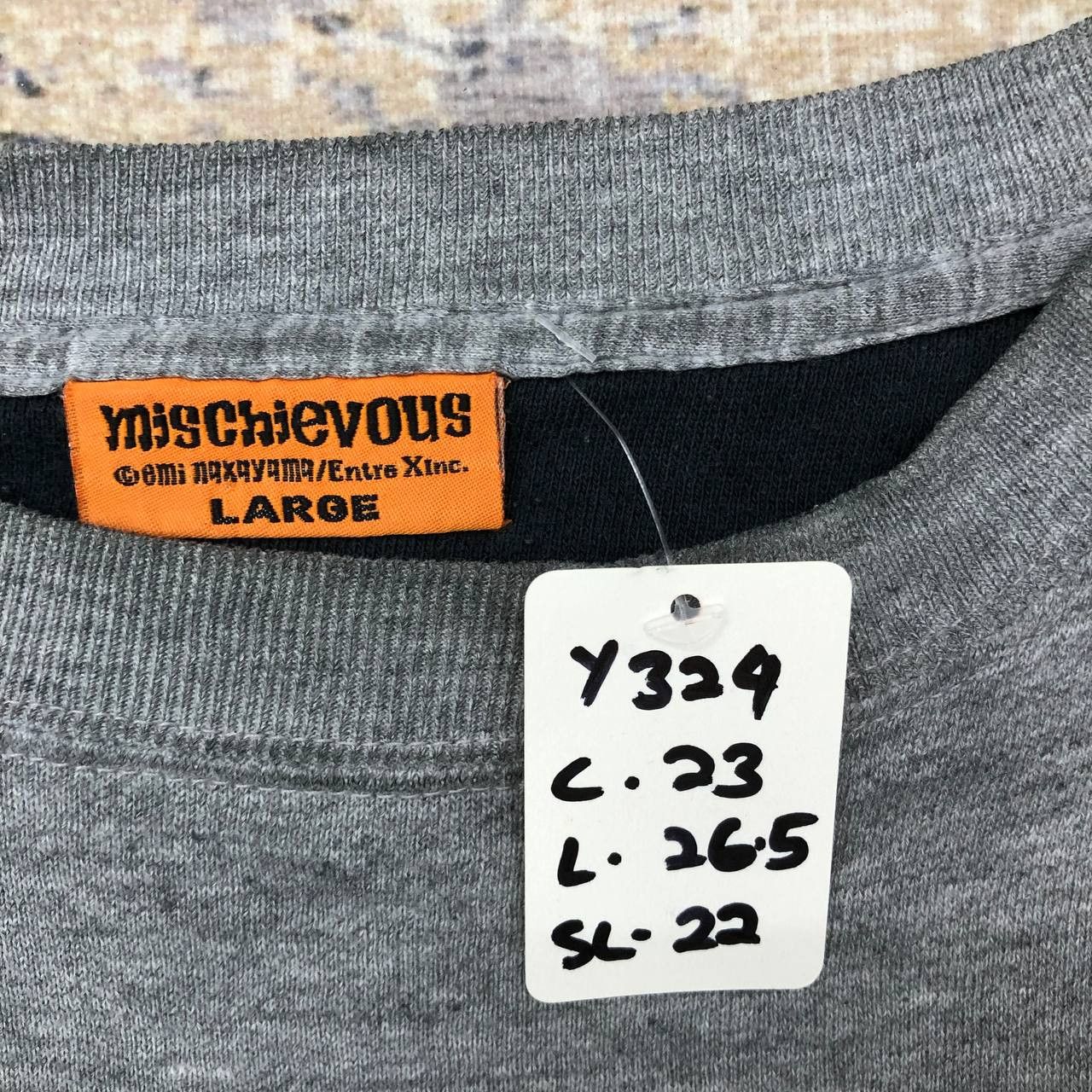 Japanese Brand Y324 JAPAN PUNK MISCHIEVOUS BLUE RABBIT SWEATSHIRT Size US L / EU 52-54 / 3 - 7 Thumbnail
