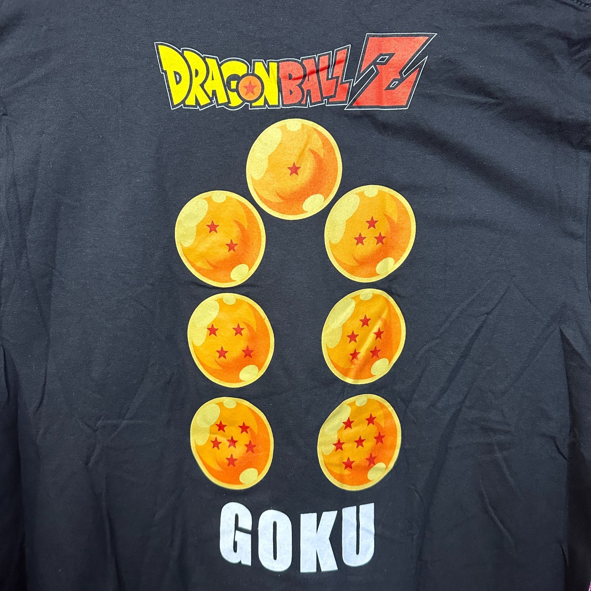 Anime Dragon Ball Z Super Saiyan Goku and the 7 Dragon Balls Tee L Size US L / EU 52-54 / 3 - 2 Thumbnail
