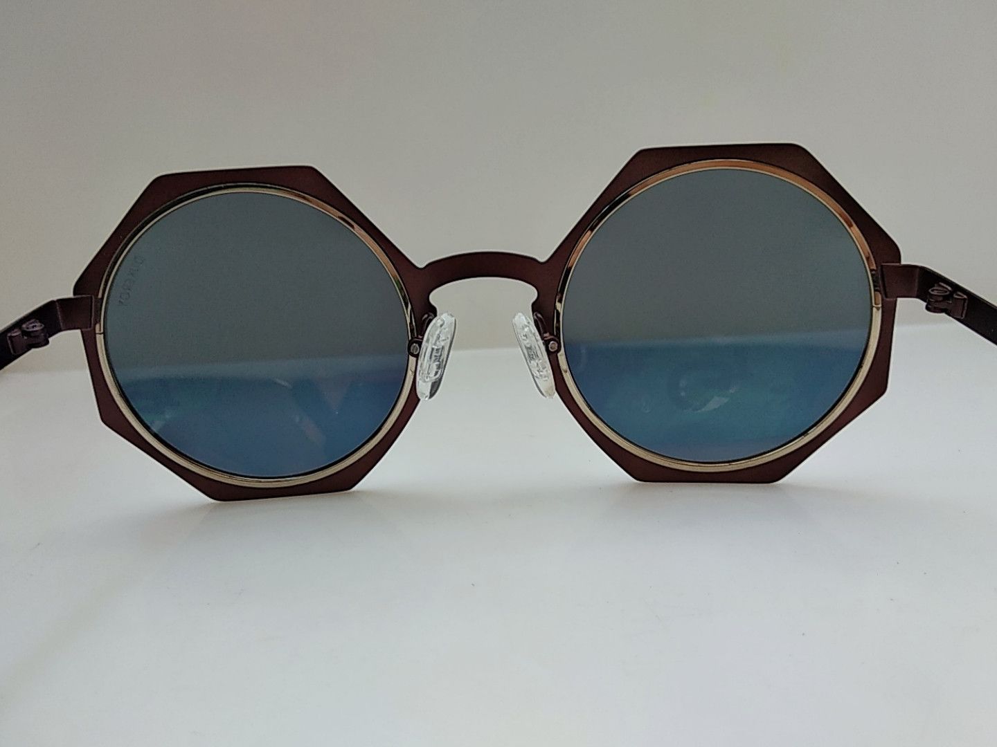 Other Dukeroy Round Titanium Sunglasses Frame GATSBY ARISTOCRAT Size ONE SIZE - 4 Thumbnail