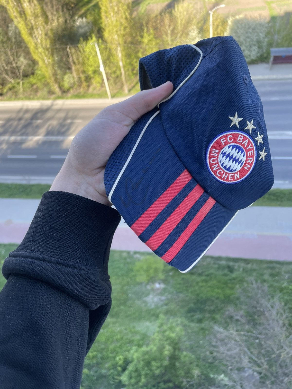 Adidas Signed Adidas FC Bayern Munich Climalite Cap Size ONE SIZE - 2 Thumbnail