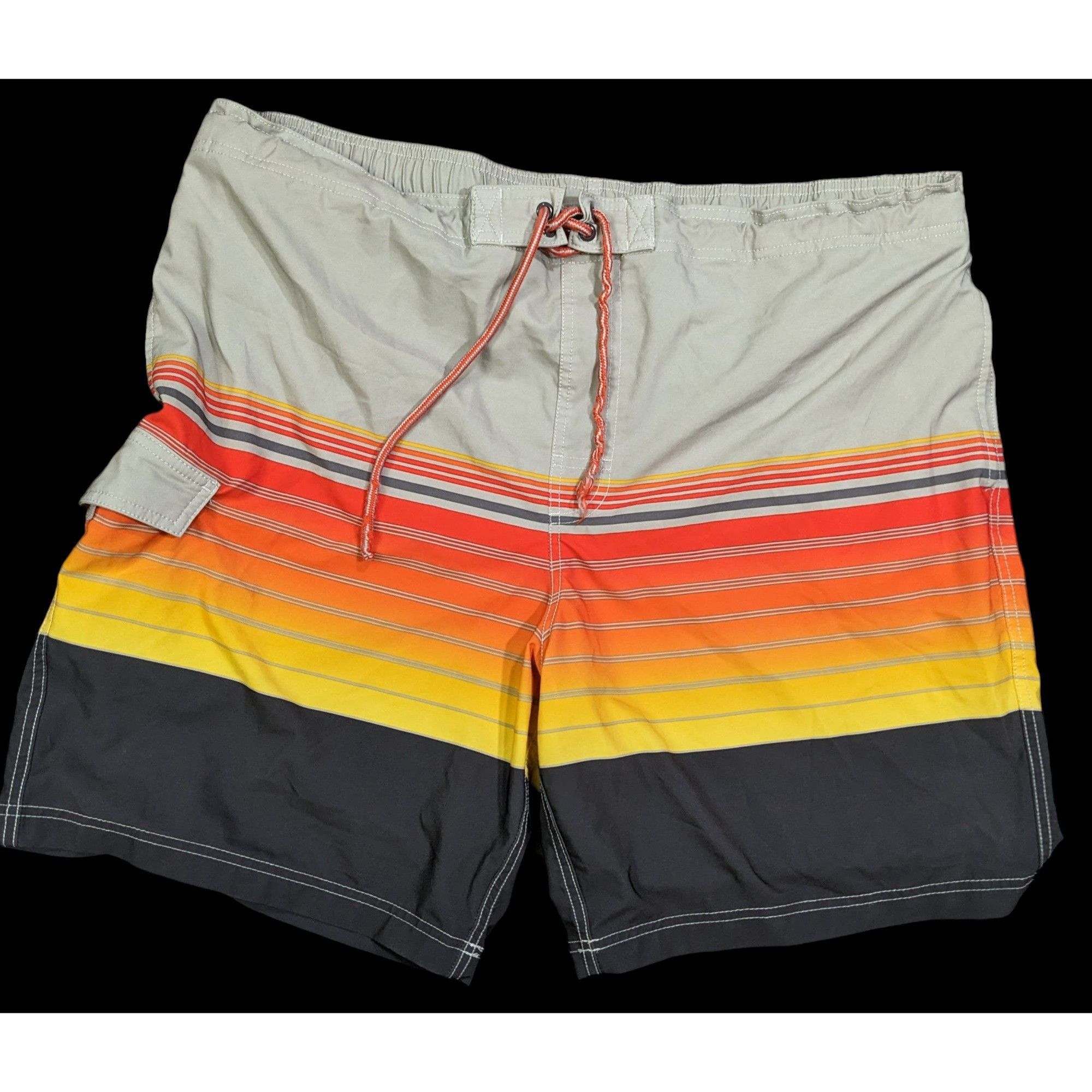 George Retro 90s Style Sunset Board Shorts by George Size US 44 / EU 60 - 1 Thumbnail