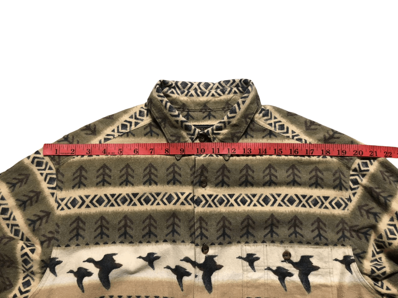 Woolrich Woolen Mills Vintage 90s Woolrich Shacket Duck Arrow Button Up Shirt Size US L / EU 52-54 / 3 - 19 Thumbnail