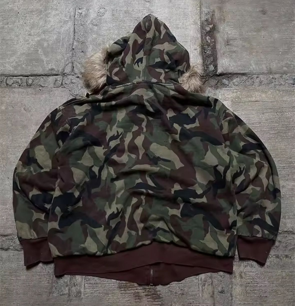 Other Fashion Punk Camouflage Faux Fur Hat Hoodies Size US S / EU 44-46 / 1 - 2 Thumbnail