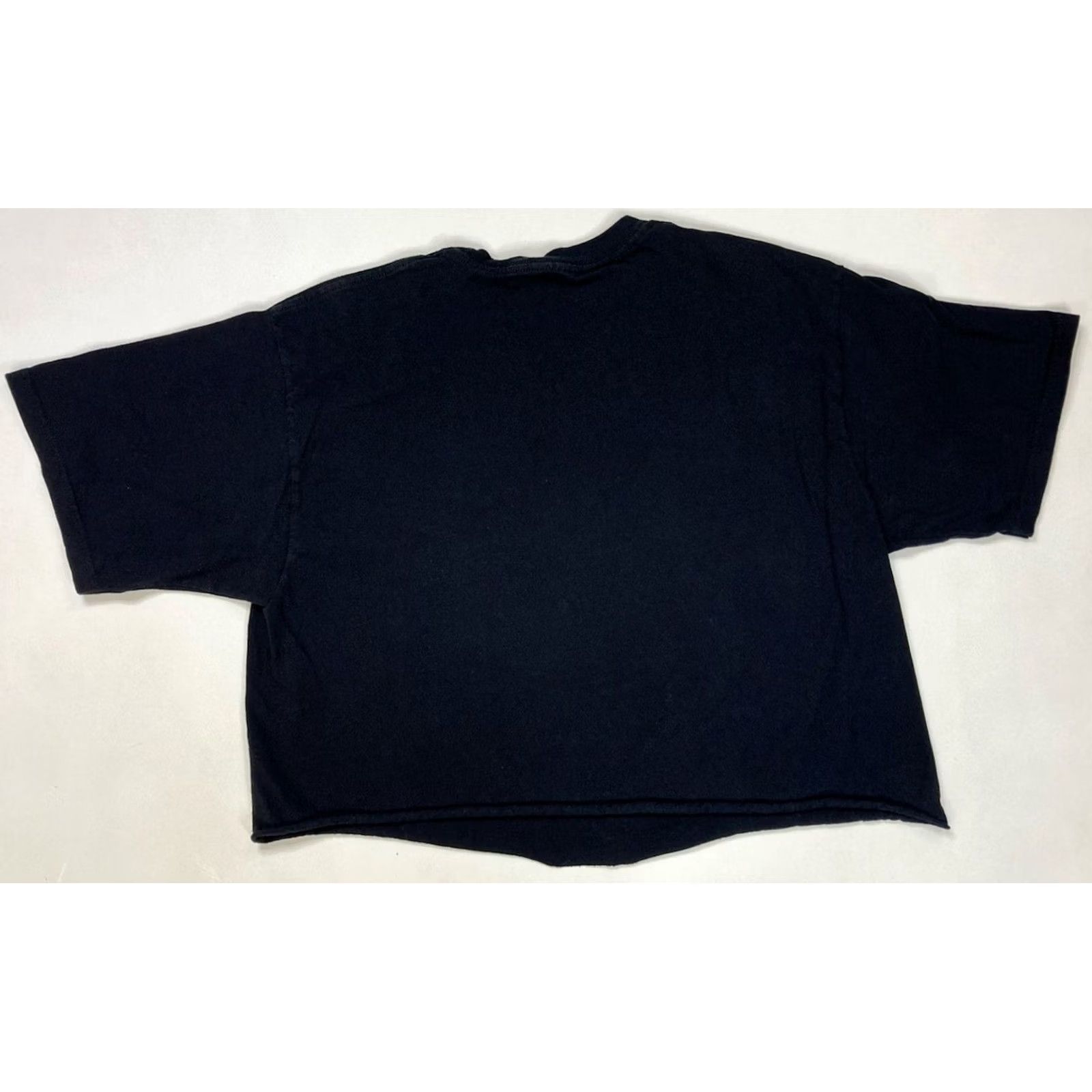 Vintage Betty Boop T-Shirt Women Large Black Short Sleeve Cropped Graphic Motorcycle Retro Size L / US 10 / IT 46 - 3 Thumbnail