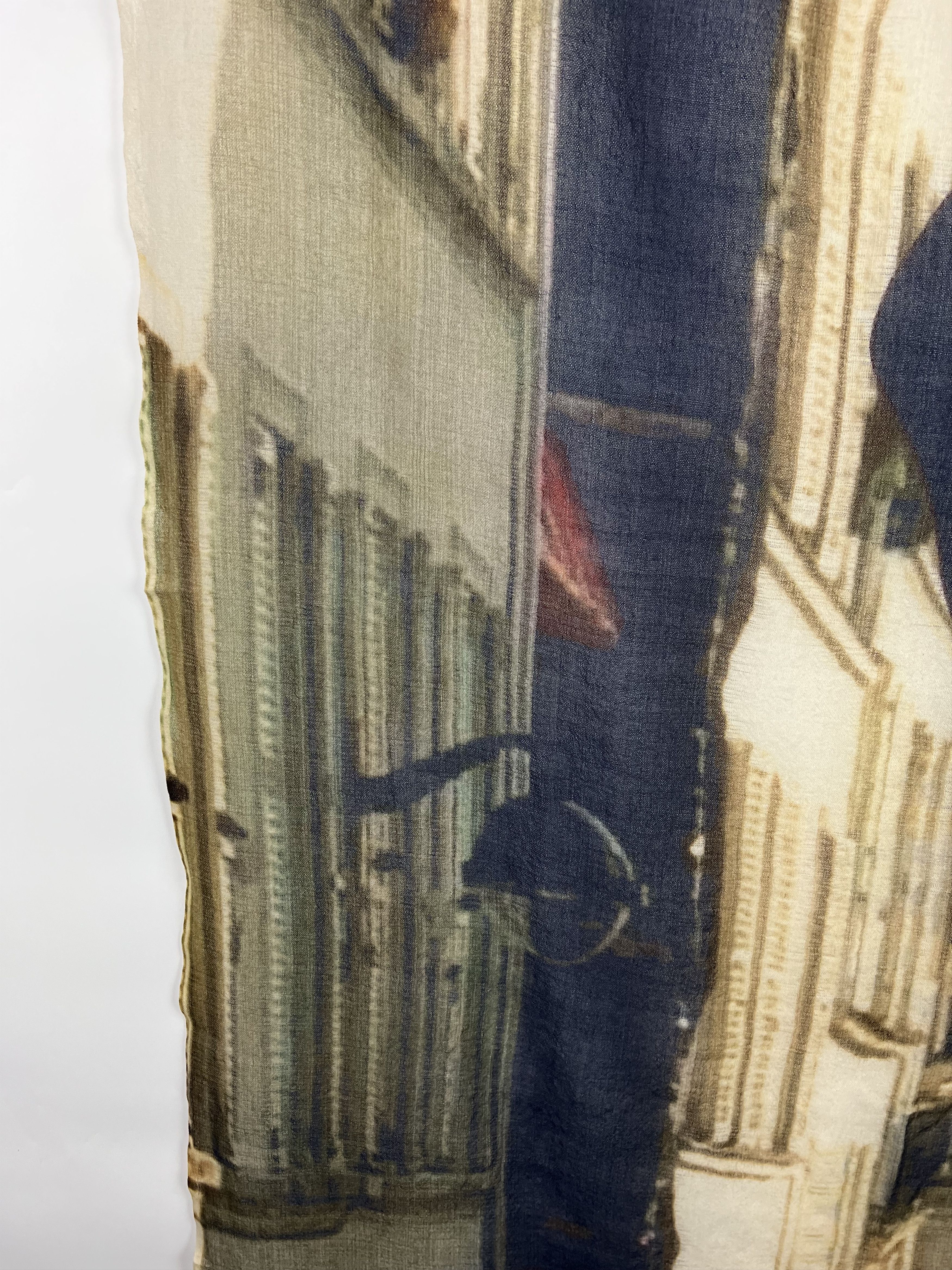 Becksondergaard Beck Sondergaard Multicolor 100% Wool Scarf 220x95 Size ONE SIZE - 6 Thumbnail