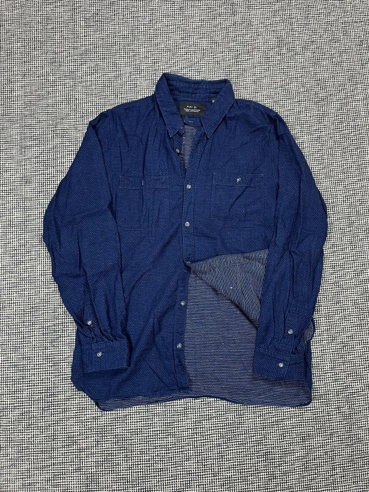 Designer × Japanese Brand × Kai D. Kai D. Artisanal made in Japan button up ls shirt Size US XL / EU 56 / 4 - 2 Thumbnail