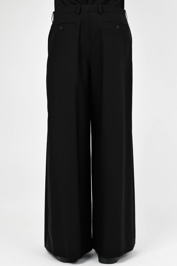 Lad Musician Lad Musician 3Tuck wide Wool Gabardine slacks Size US 32 / EU 48 - 5 Thumbnail