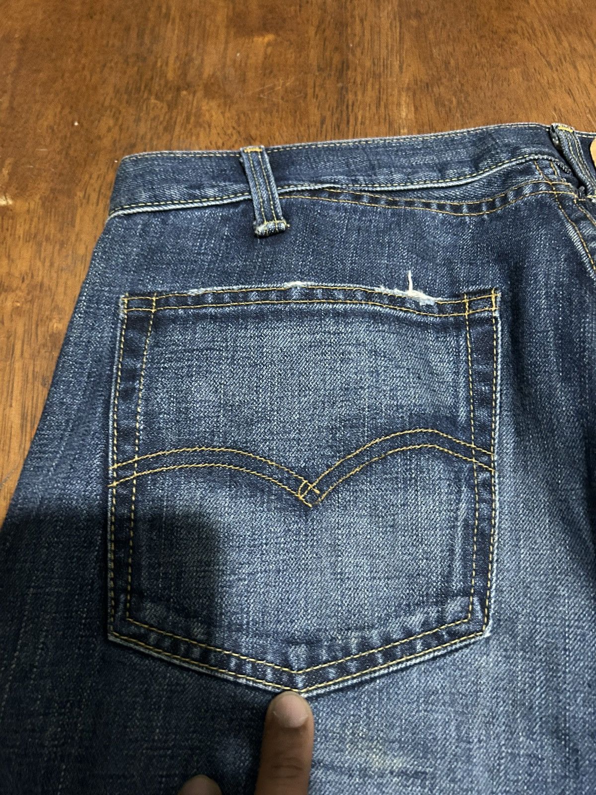 Levi's × Vintage Levis 501 Redline Jeans Size US 32 / EU 48 - 13 Thumbnail