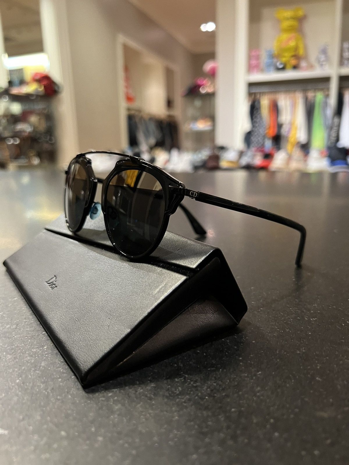 Dior Dior Soreal Split Sunglasses new black Size ONE SIZE - 1 Thumbnail