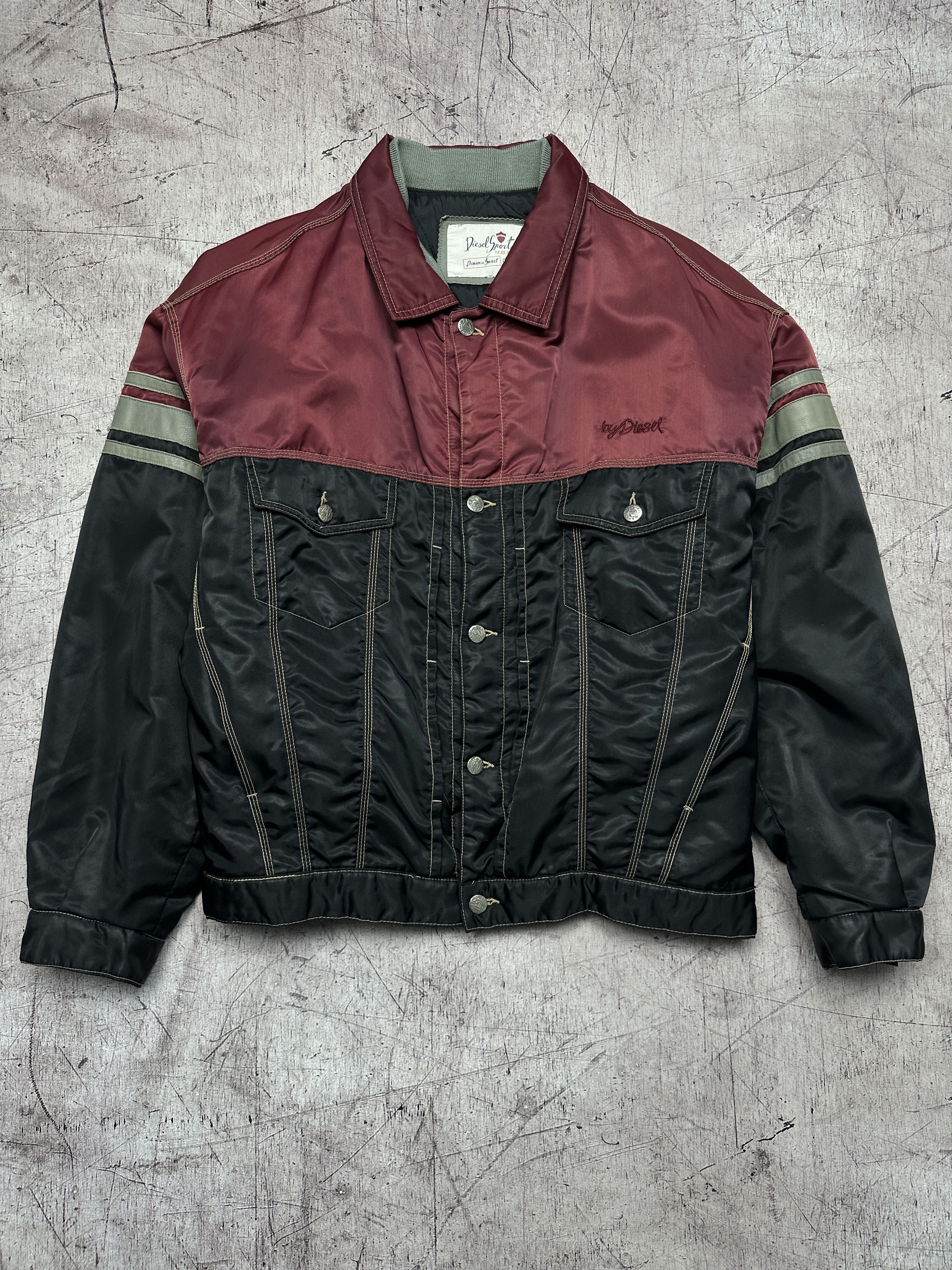 Diesel Diesel Sports 90s Vintage Mens Jacket Size US XXL / EU 58 / 5 - 2 Thumbnail