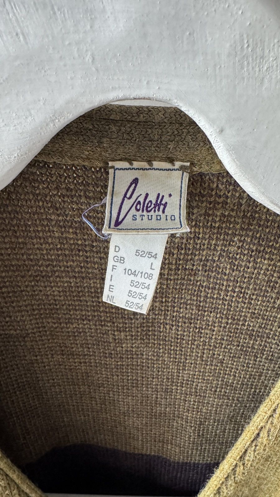 Vintage Rare 90s’ Unique Vintage Coletti Studio Wool Blend Cardigan Size US L / EU 52-54 / 3 - 5 Thumbnail