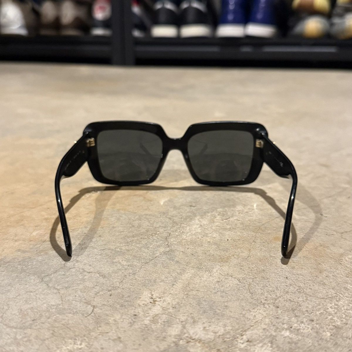 Versace Versace Medusa Crystal Embellish Square Frame Sunglasses Size ONE SIZE - 7 Thumbnail