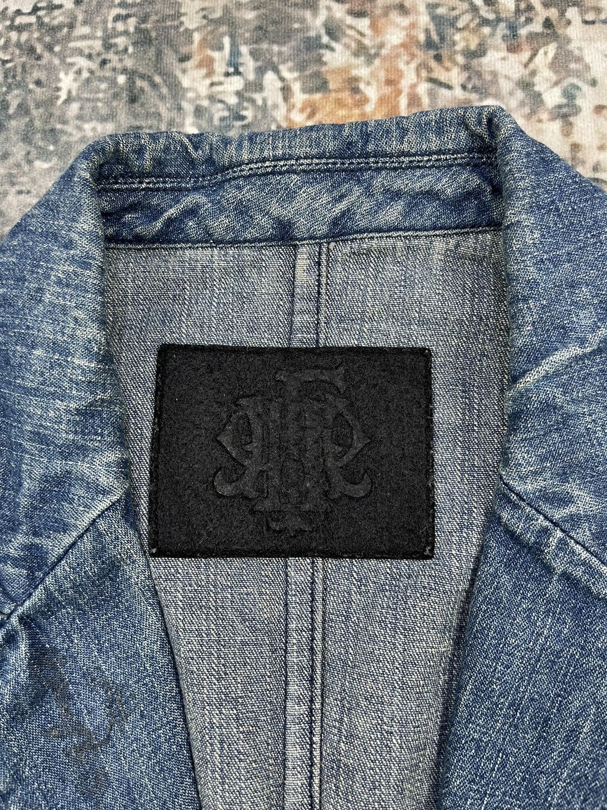 PPFM PPFM Distressed Denim Blazer Jackets Size US M / EU 48-50 / 2 - 4 Thumbnail