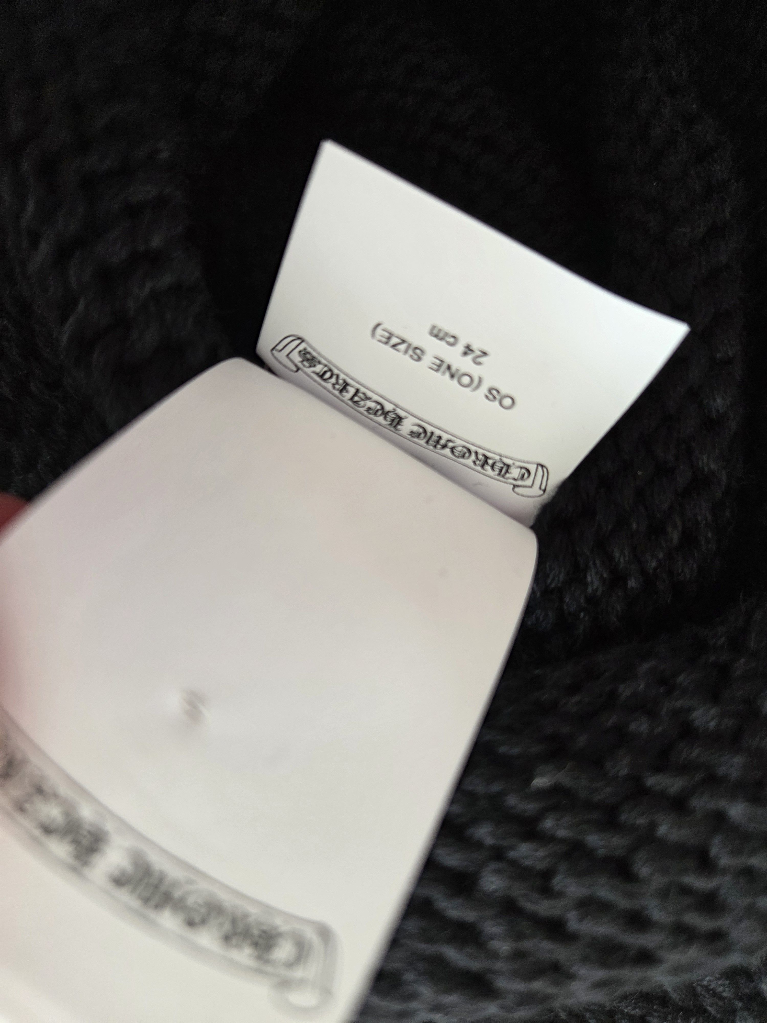 Chrome Hearts Chrome Hearts Black Cashmere Cross Knit Beanie hat Size ONE SIZE - 7 Thumbnail