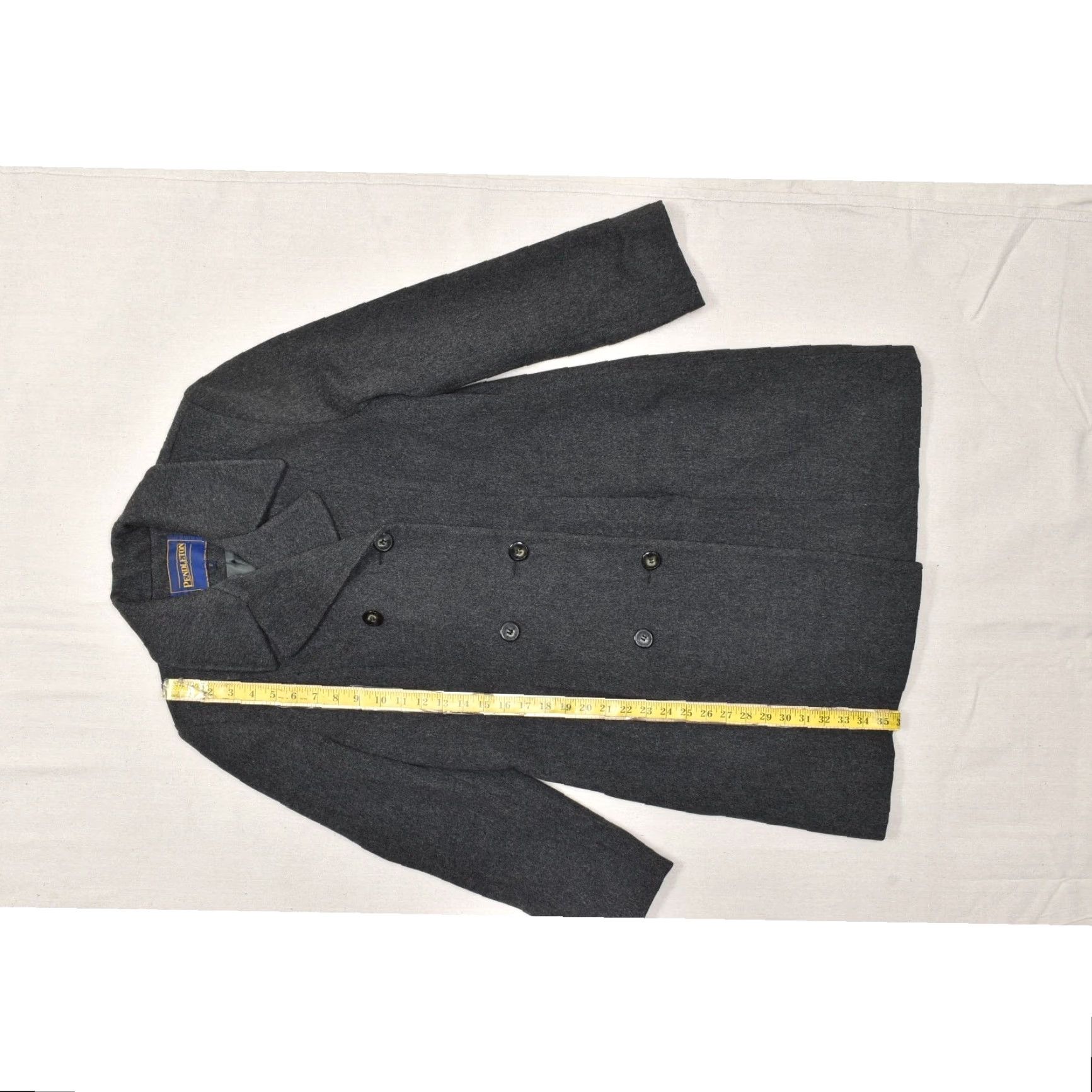 Pendleton Pendleton Women’s Gray Wool Double Breasted Peacoat Regular Size 10 Solid Coat, Wool, Gray, Pendleton, Pea Coat, Coat, Regular, Women, 10 Size L / US 10 / IT 46 - 2 Thumbnail