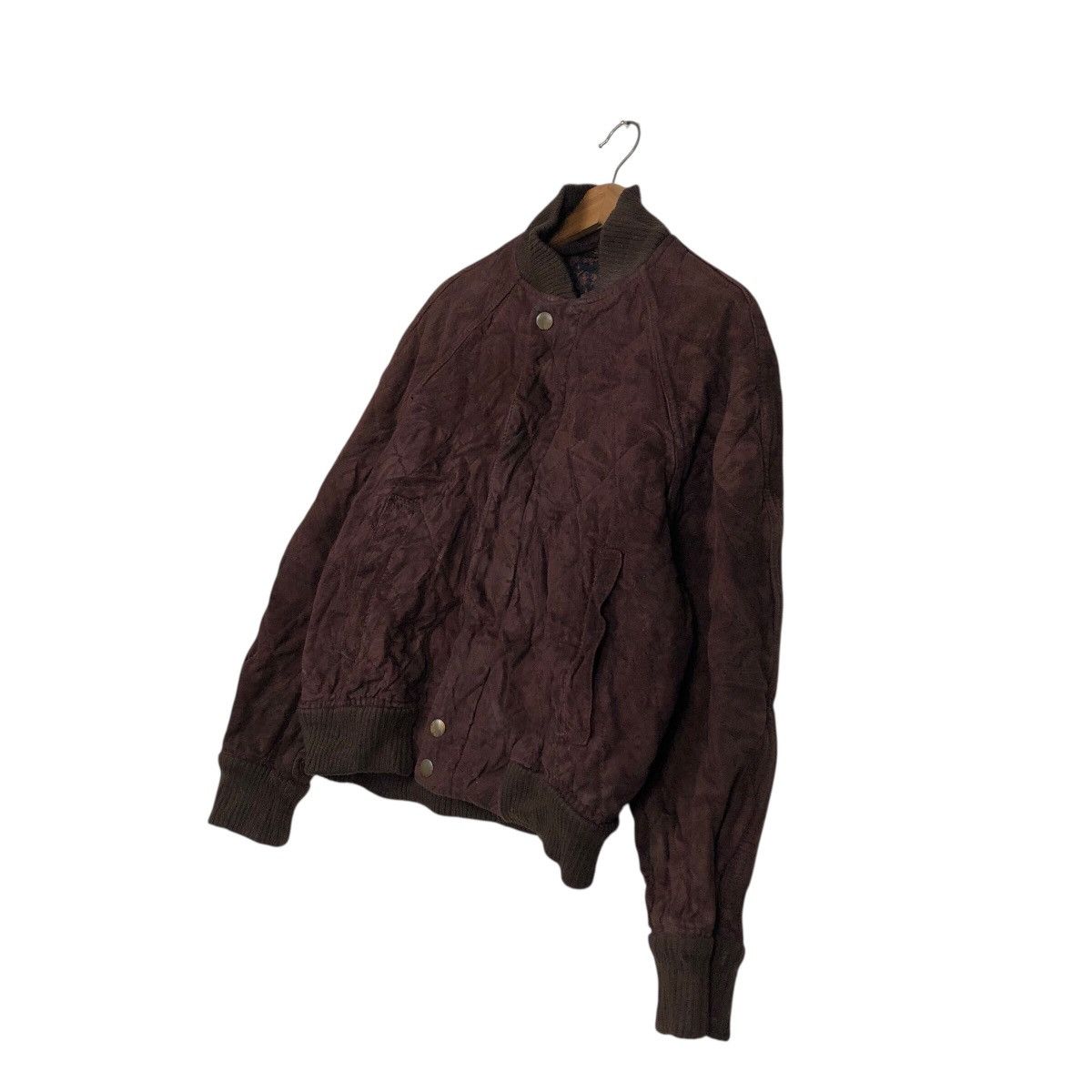 Salvatore Ferragamo 📌Vintage Genuine Leather Jacket Salvatore Ferragamo Italy Size US M / EU 48-50 / 2 - 3 Thumbnail