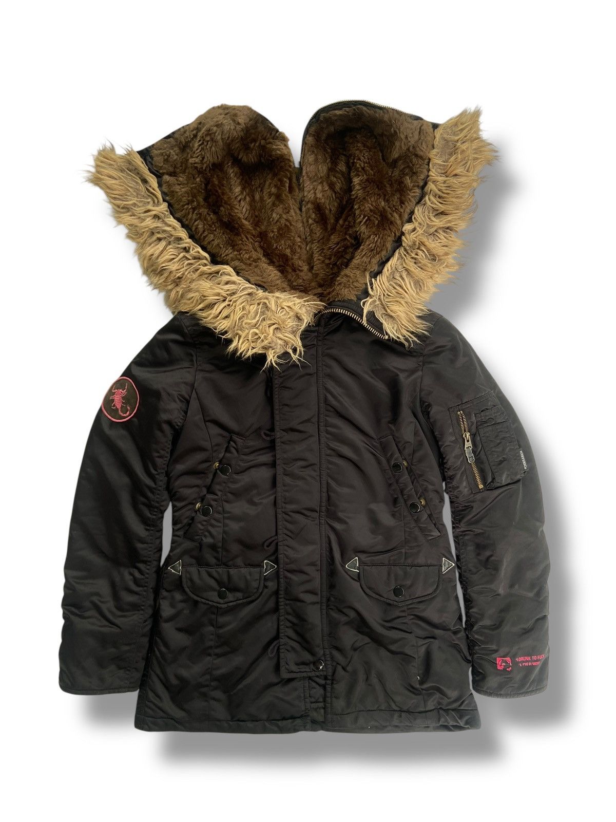 Hysteric Glamour Hysteric Glamour Fur Bomber jacket seditionaries punk lgb Size US S / EU 44-46 / 1 - 1 Thumbnail