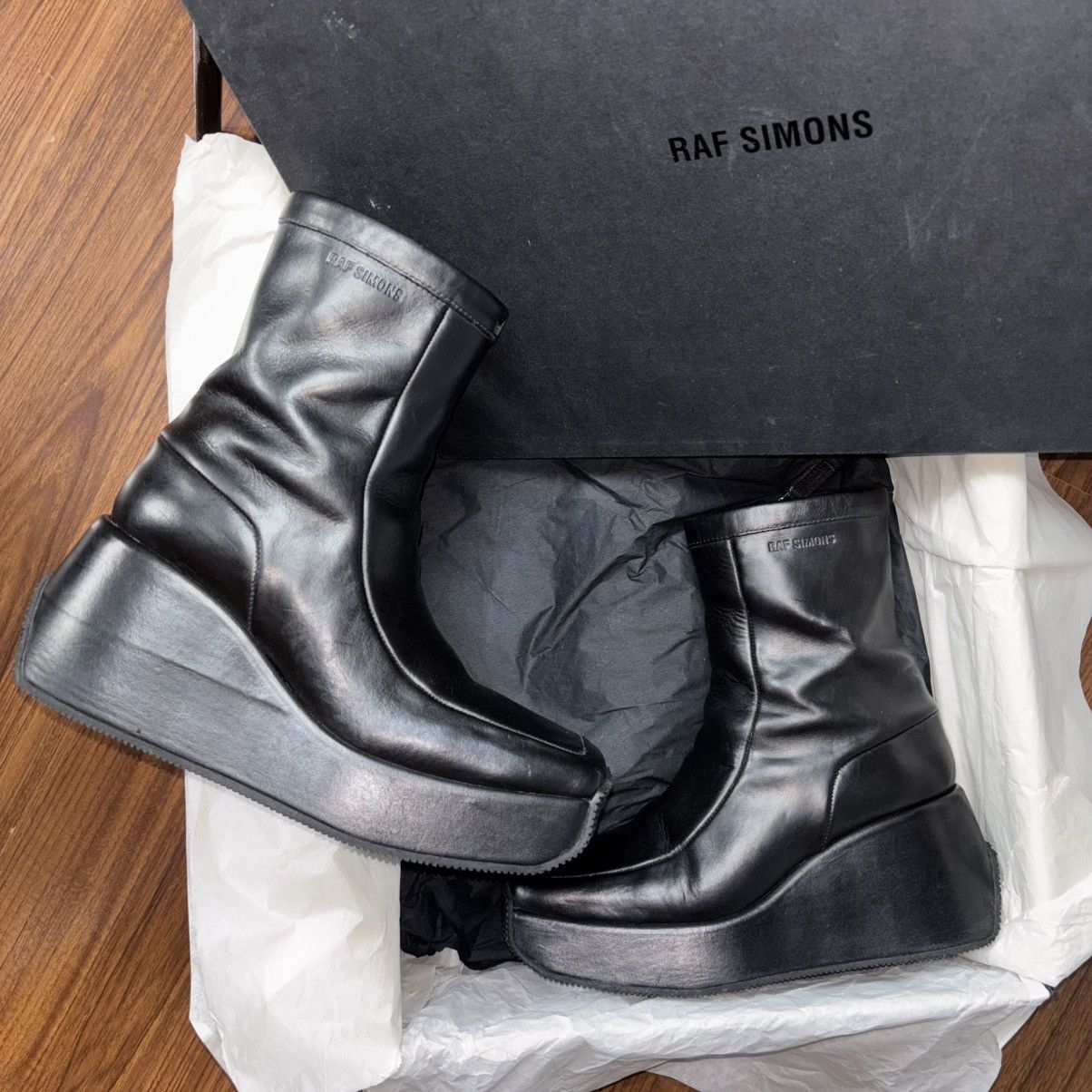 Raf Simons Raf Simons AW22-23 Avant-Garde Platform Ankle Boots Size US 9 / IT 39 - 3 Thumbnail
