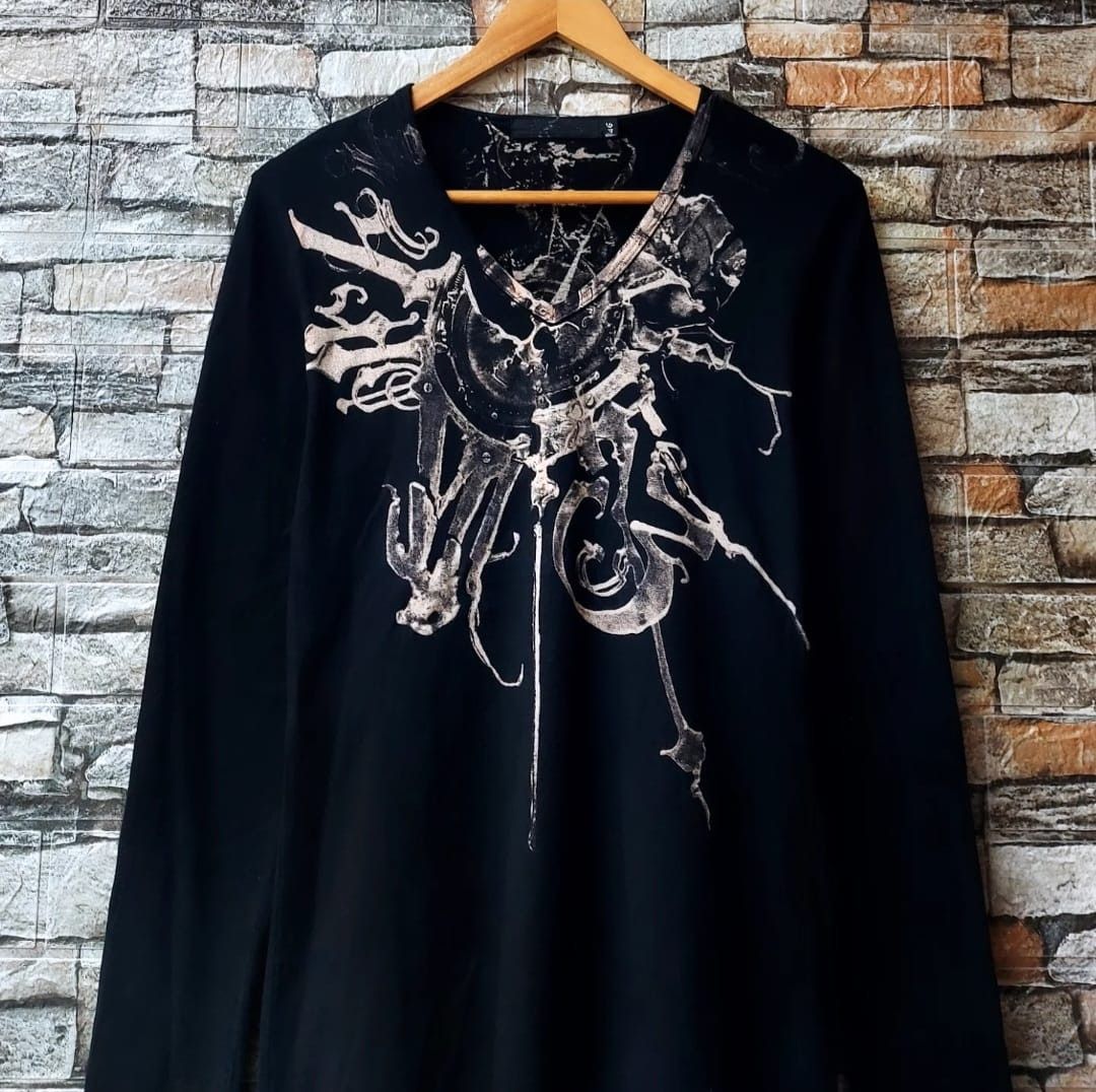 Japanese Brand Japanese Brand Fuga Vneck Long Sleeve Size US S / EU 44-46 / 1 - 2 Thumbnail