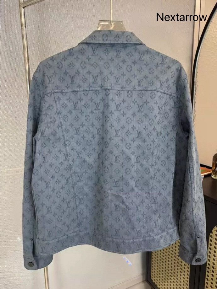 Louis Vuitton Louis Vuitton LV blue floral denim jacket 2412-Nextarrow Size US M / EU 48-50 / 2 - 2 Thumbnail