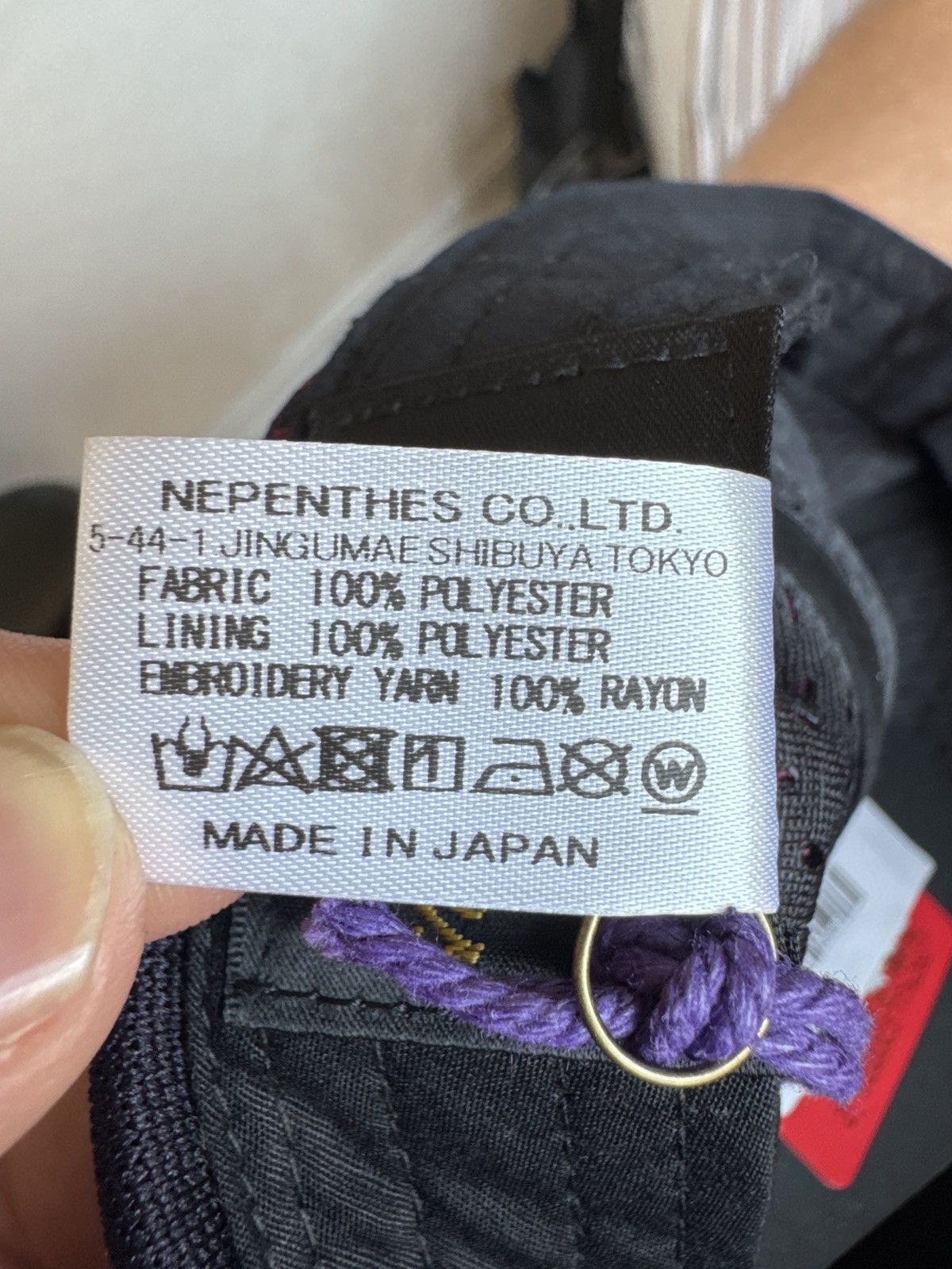 Needles Needles baseball cap purple Size ONE SIZE - 3 Thumbnail