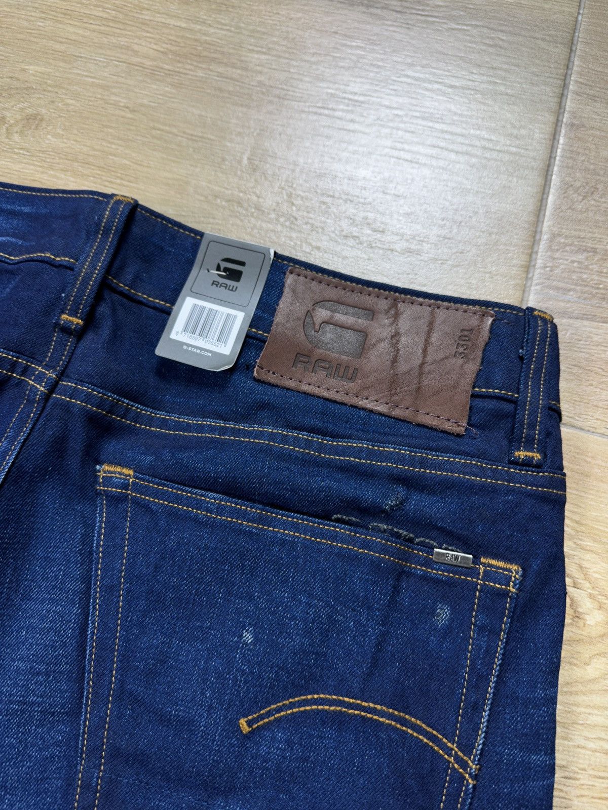 G-Star NEW!!! G Star Raw 3301 Slim Denim Jeans Size US 32 / EU 48 - 11 Thumbnail