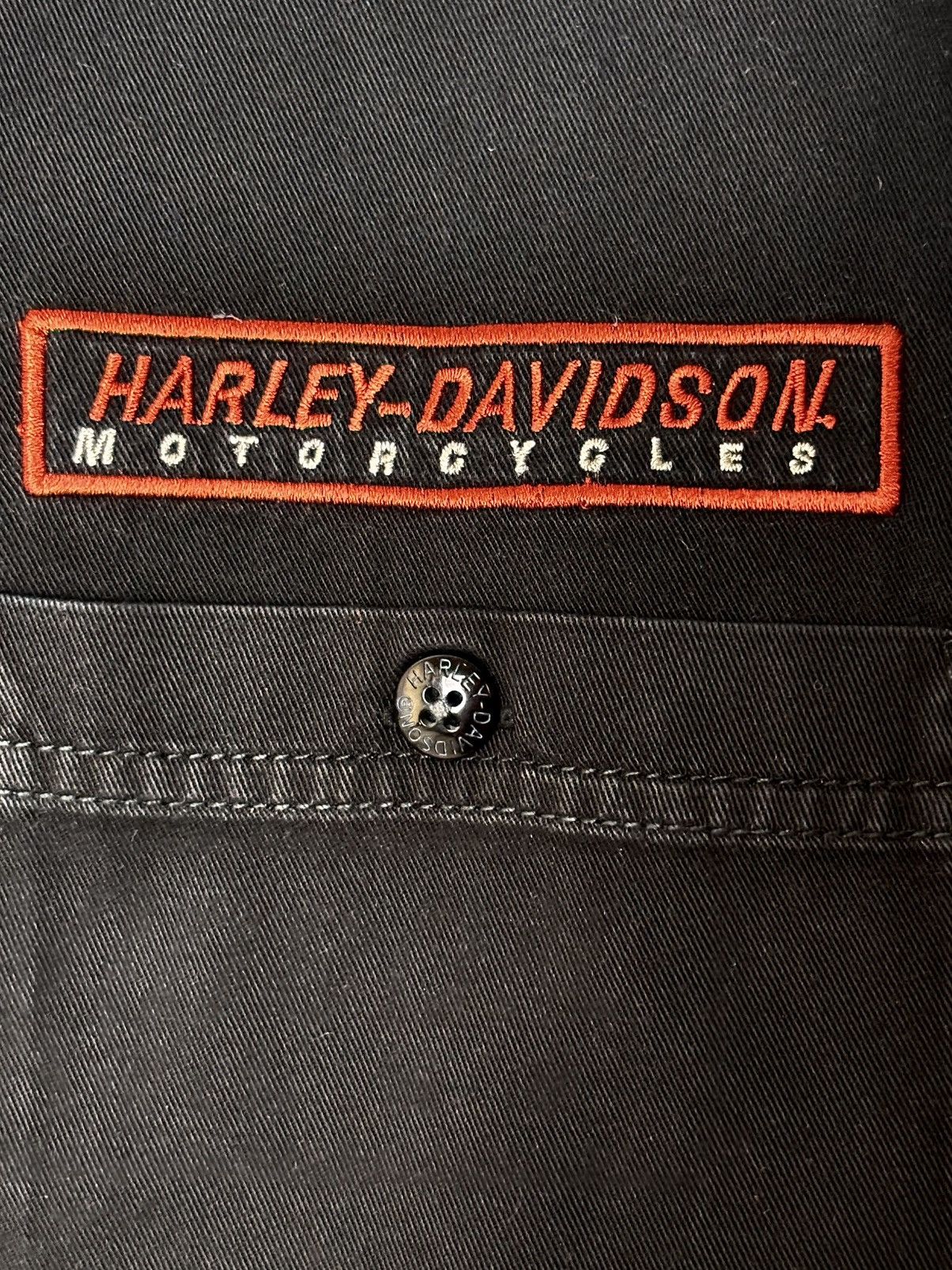 Harley Davidson Harley Davidson Embroidered Work Shirt Size US L / EU 52-54 / 3 - 5 Thumbnail