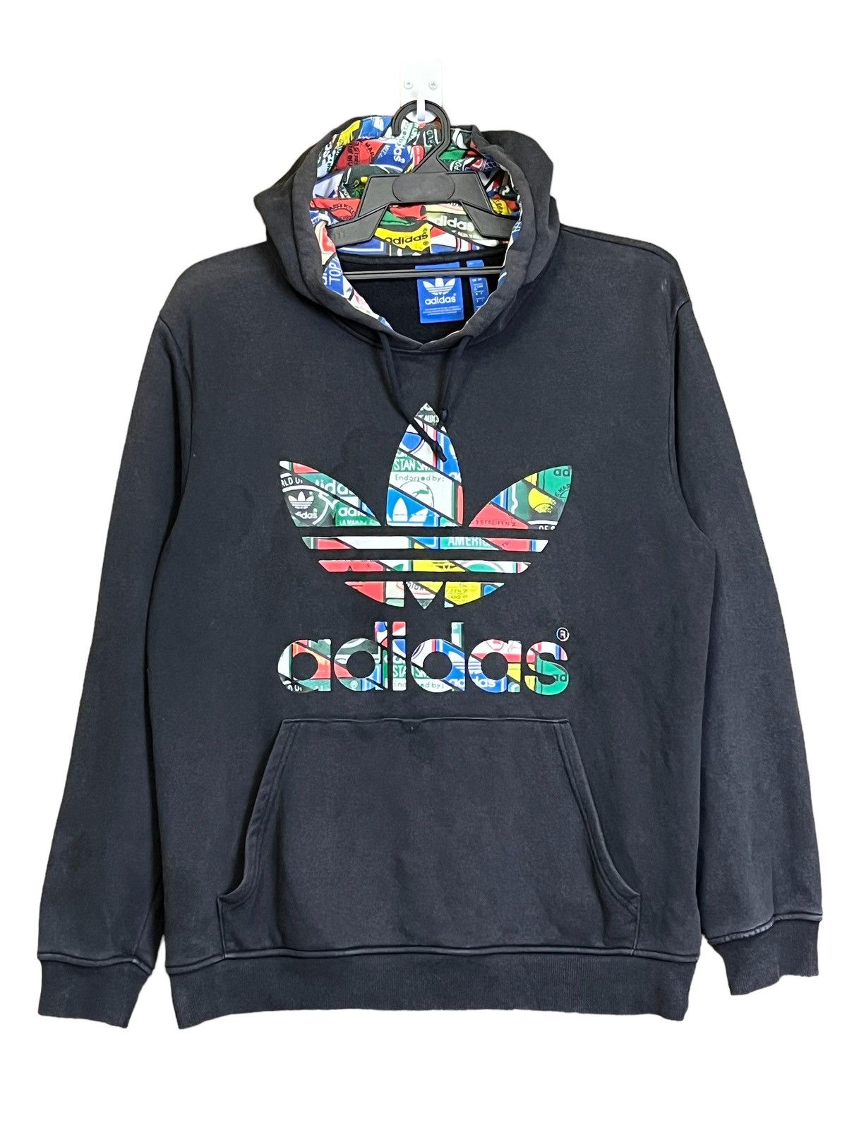 Adidas ADIDAS BIG LOGO PULLOVER HOODIES Size US L / EU 52-54 / 3 - 1 Thumbnail