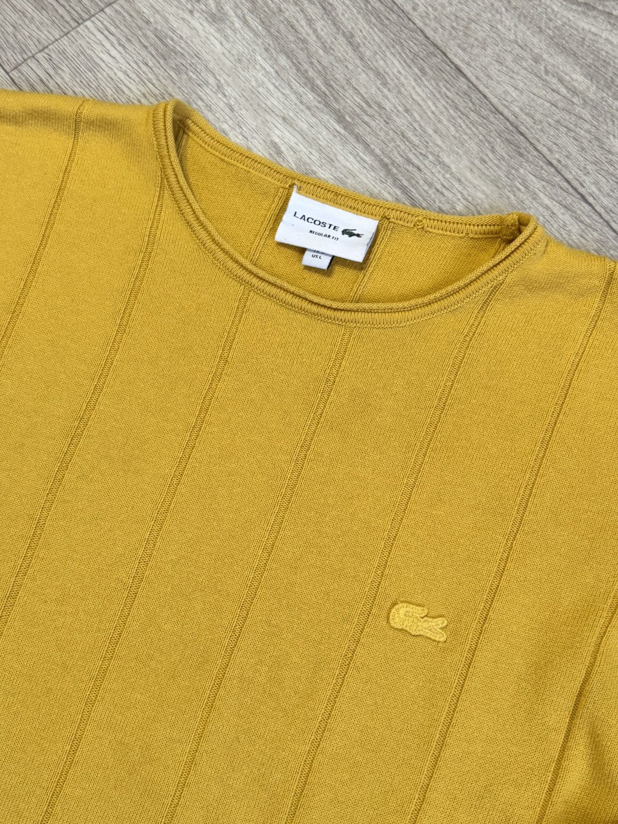 Lacoste 🔷Vintage Lacoste Knitted Sweater🔷 Size US L / EU 52-54 / 3 - 3 Thumbnail