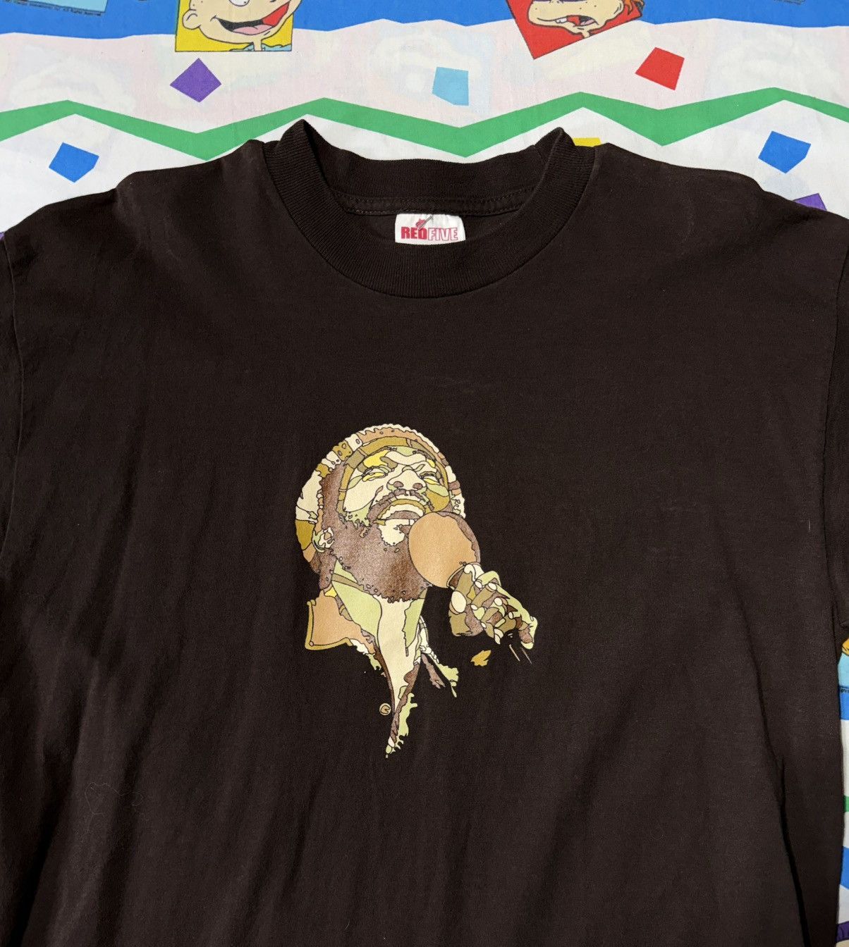 Other Vintage 90's Marvin Gaye Red Five What's Goin On T-Shirt Size US L / EU 52-54 / 3 - 2 Thumbnail