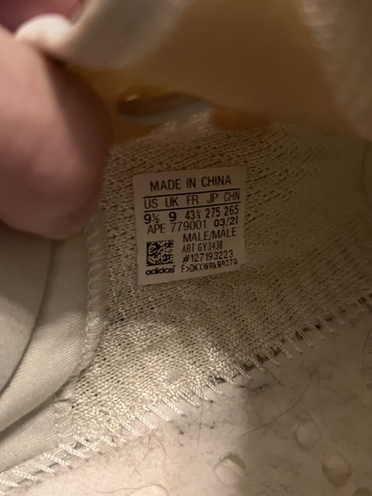 Adidas Yeezy boost 350 V2 Light Size US 9.5 / EU 42-43 - 9 Thumbnail