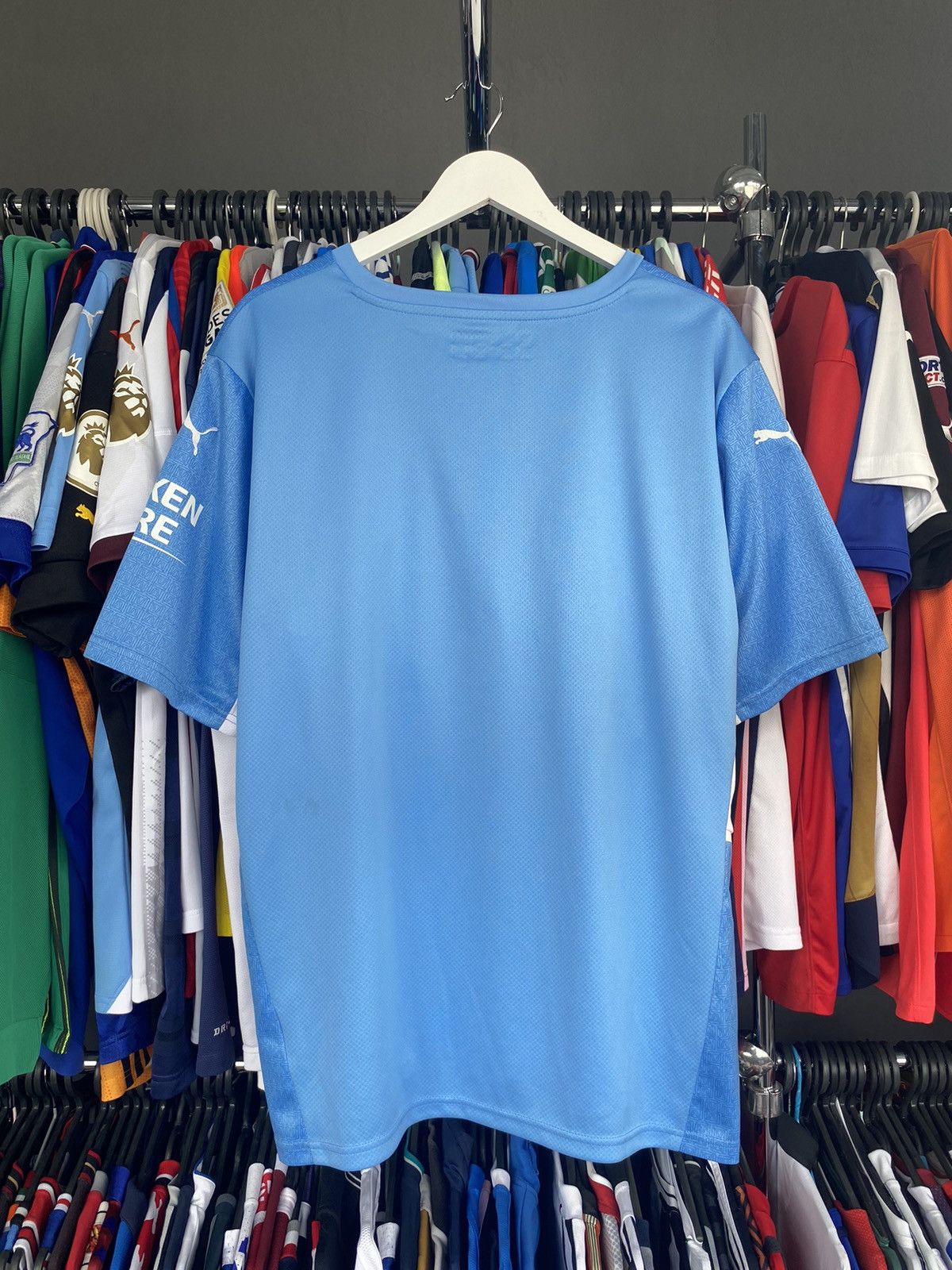 Puma 2021/22 PUMA MANCHESTER CITY SOCCER FOOTBALL JERSEY SHIRT Size US XXL / EU 58 / 5 - 2 Thumbnail