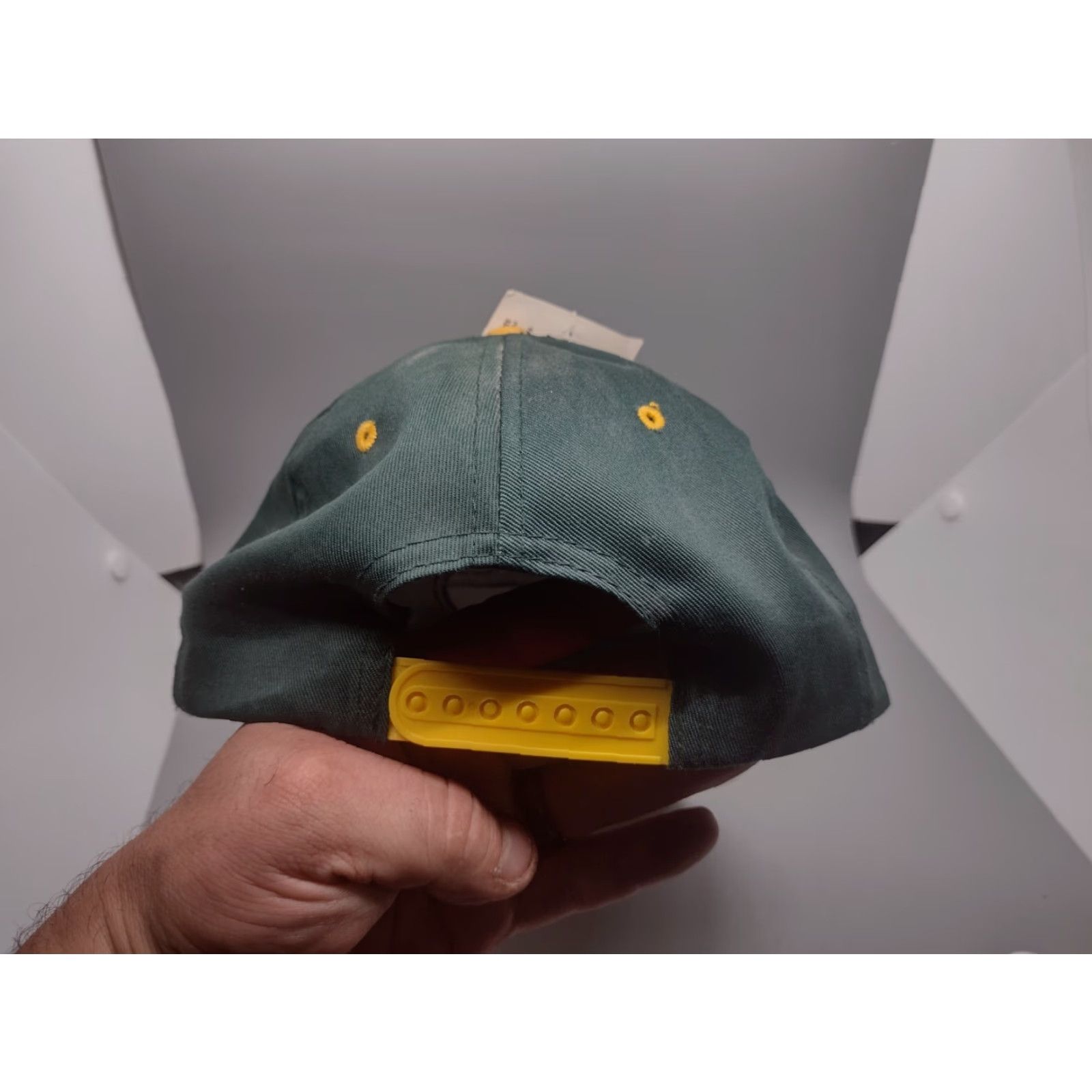 Logo 7 VINTAGE Logo 7 Green Bay Packers Snapback Hat Adjustable Green NFL Mens Size ONE SIZE - 3 Thumbnail