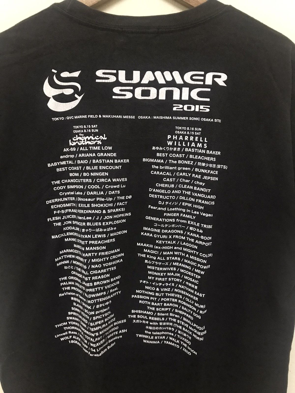 Band Tees × Japanese Brand × Vintage Vintage Summer Sonic Maishima Osaka Tour Japan Band Tees Size US L / EU 52-54 / 3 - 4 Thumbnail