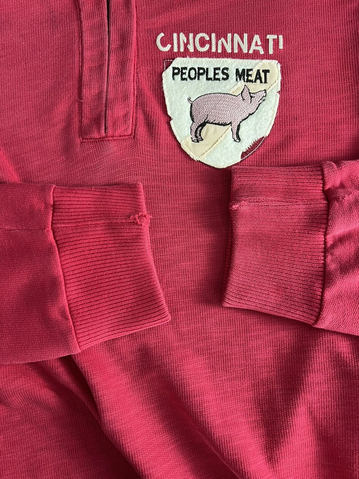 Vintage 90s Vintage Peoples Meat Packing Co Cincinati Ohio Half Zip Size US XL / EU 56 / 4 - 7 Thumbnail
