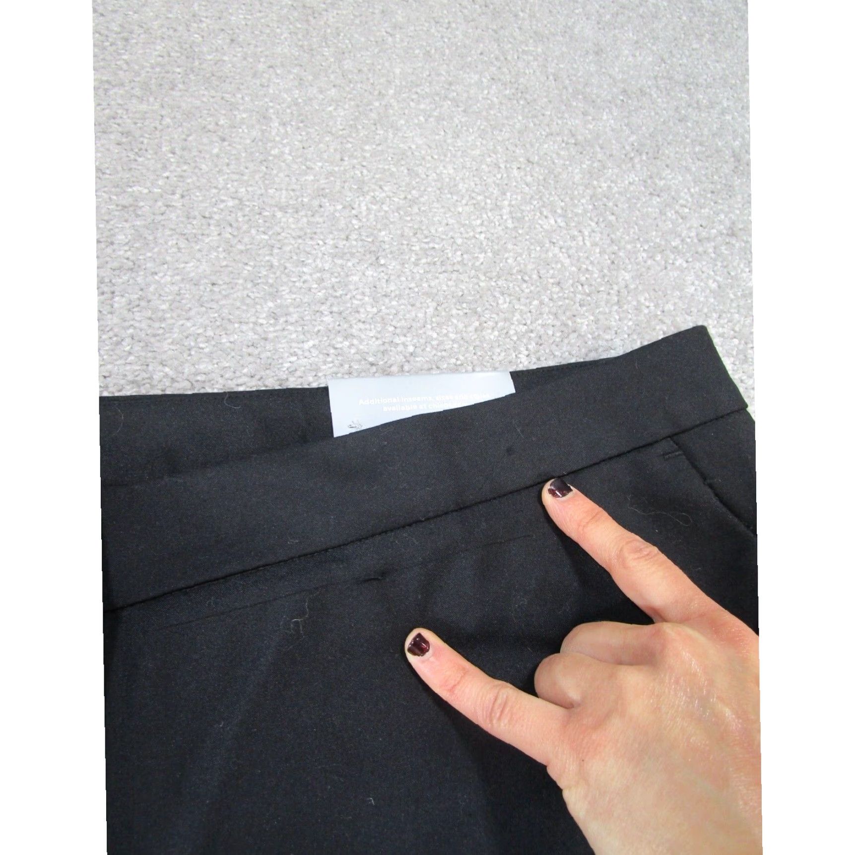 Vintage Chicos Womens Classic Black Trouser Ankle Pants 16 US 3 Flex Waistband NEW Size 38" / US 16 / IT 52 - 2 Thumbnail