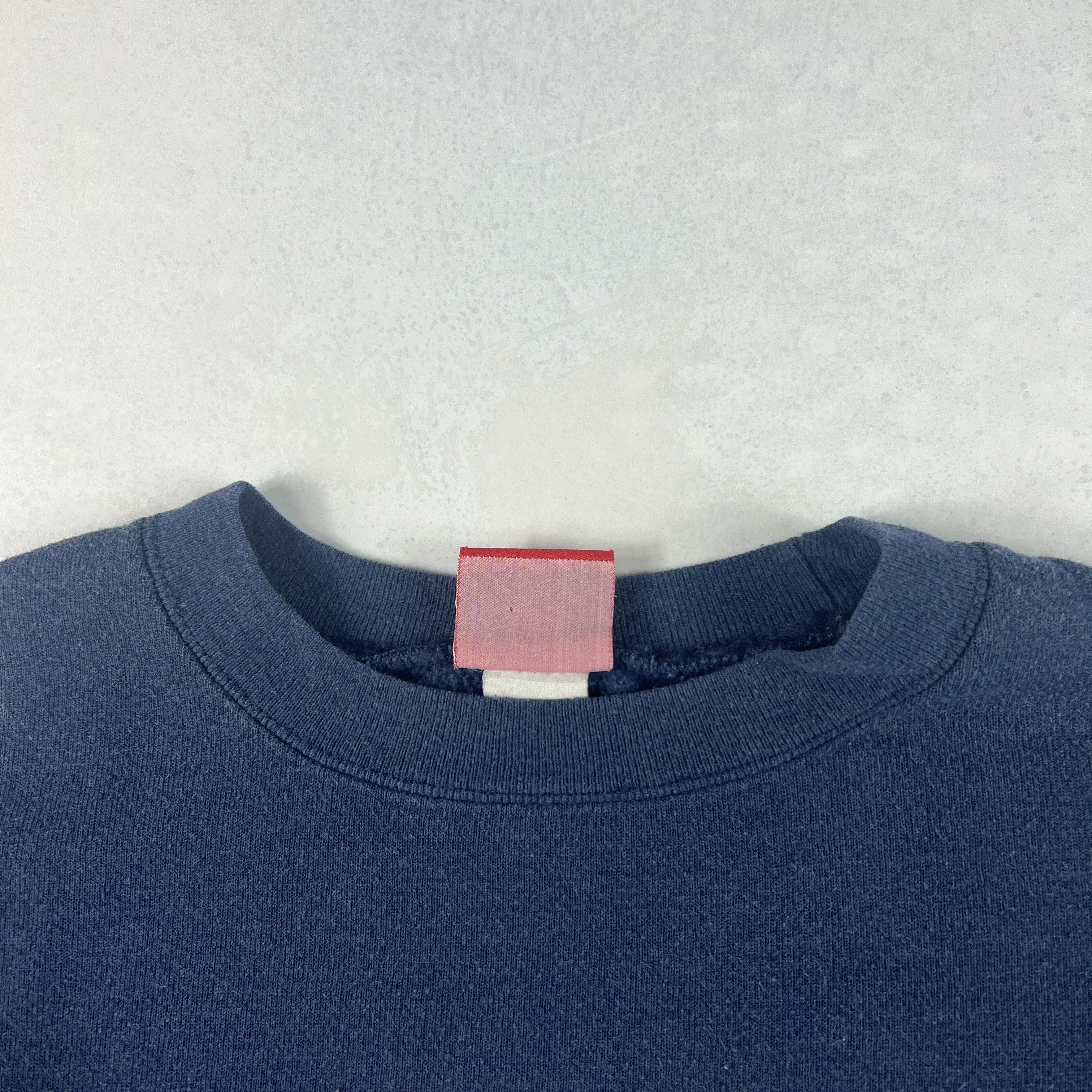 NFL × Vintage Y2K AFC Champ New England Patriots Sweatshirt Faded Crewneck Size US L / EU 52-54 / 3 - 7 Thumbnail
