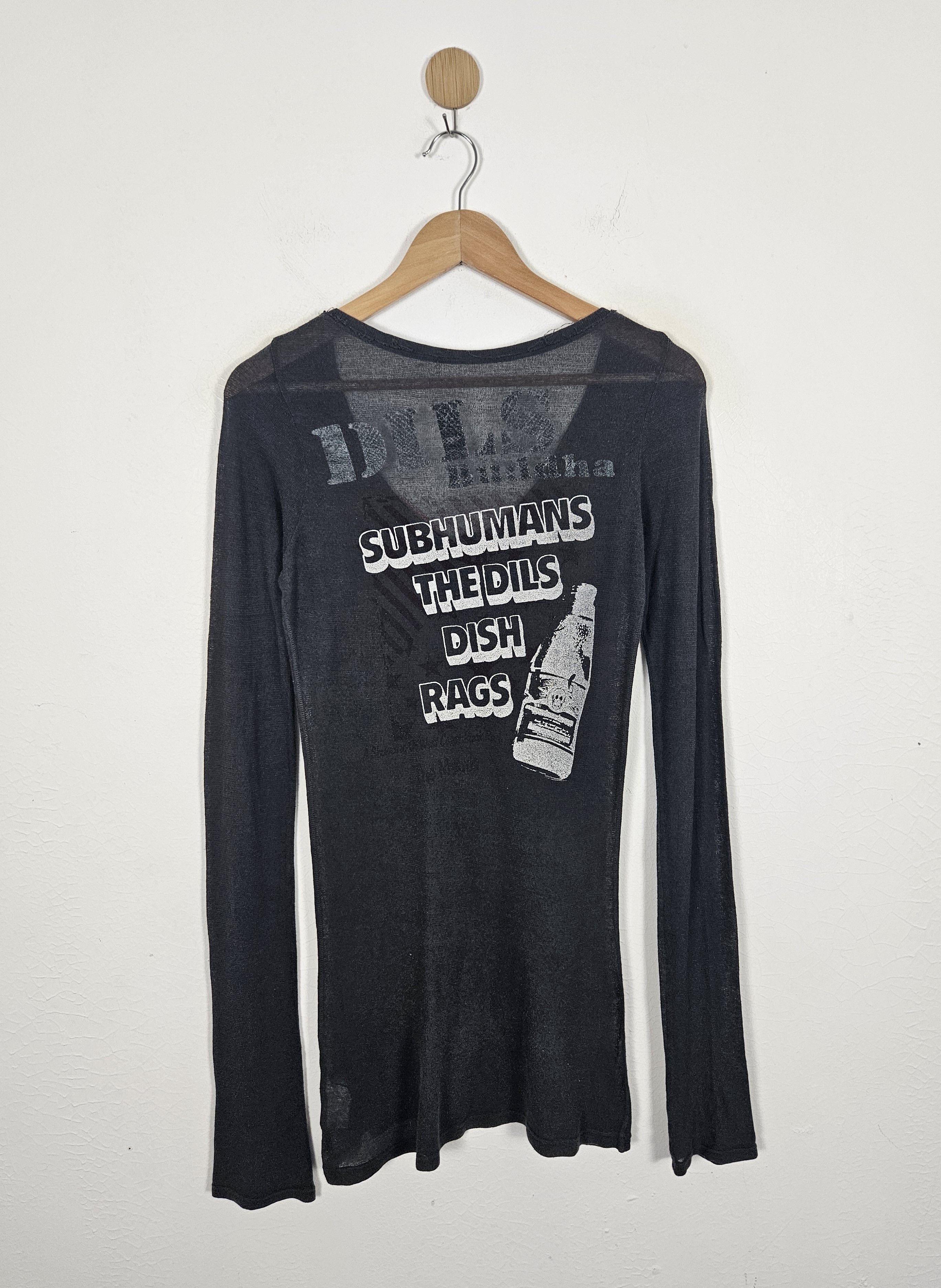 Band Tees Punk Style Dead Kennedy Subhuman shirt Size XS / US 0-2 / IT 36-38 - 2 Thumbnail