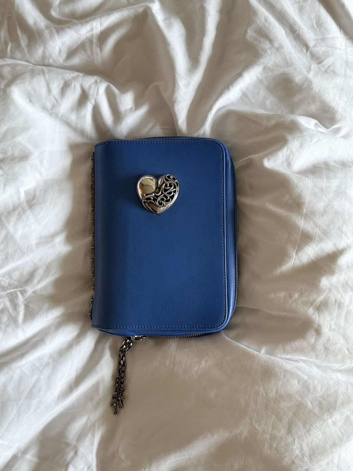 Chrome Hearts Chrome Hearts Blue Silver Heart Logo Agenda Book Size ONE SIZE - 1 Thumbnail