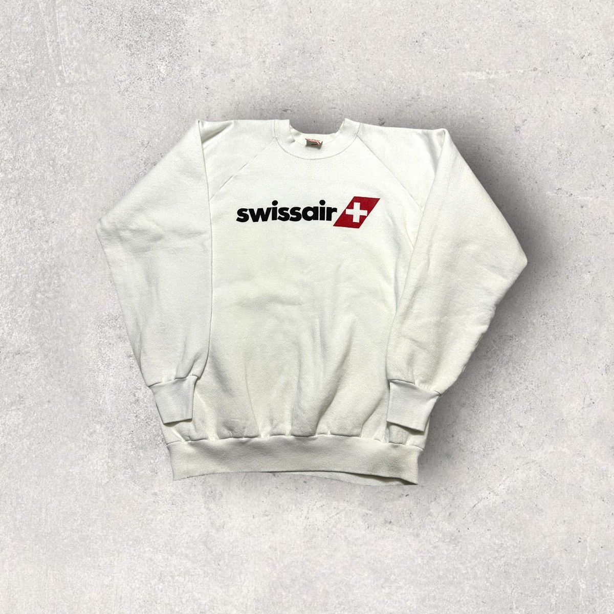 Vintage Vintage Swissair sweatshirt Size US XL / EU 56 / 4 - 1 Thumbnail