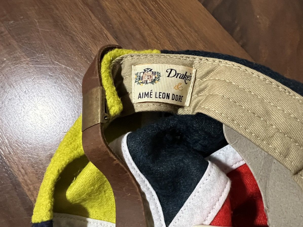 Aime Leon Dore × Drake's Aime Leon Dore ALD / Drake's Pinwheel Hat FW22 Multicolor Size ONE SIZE - 5 Thumbnail