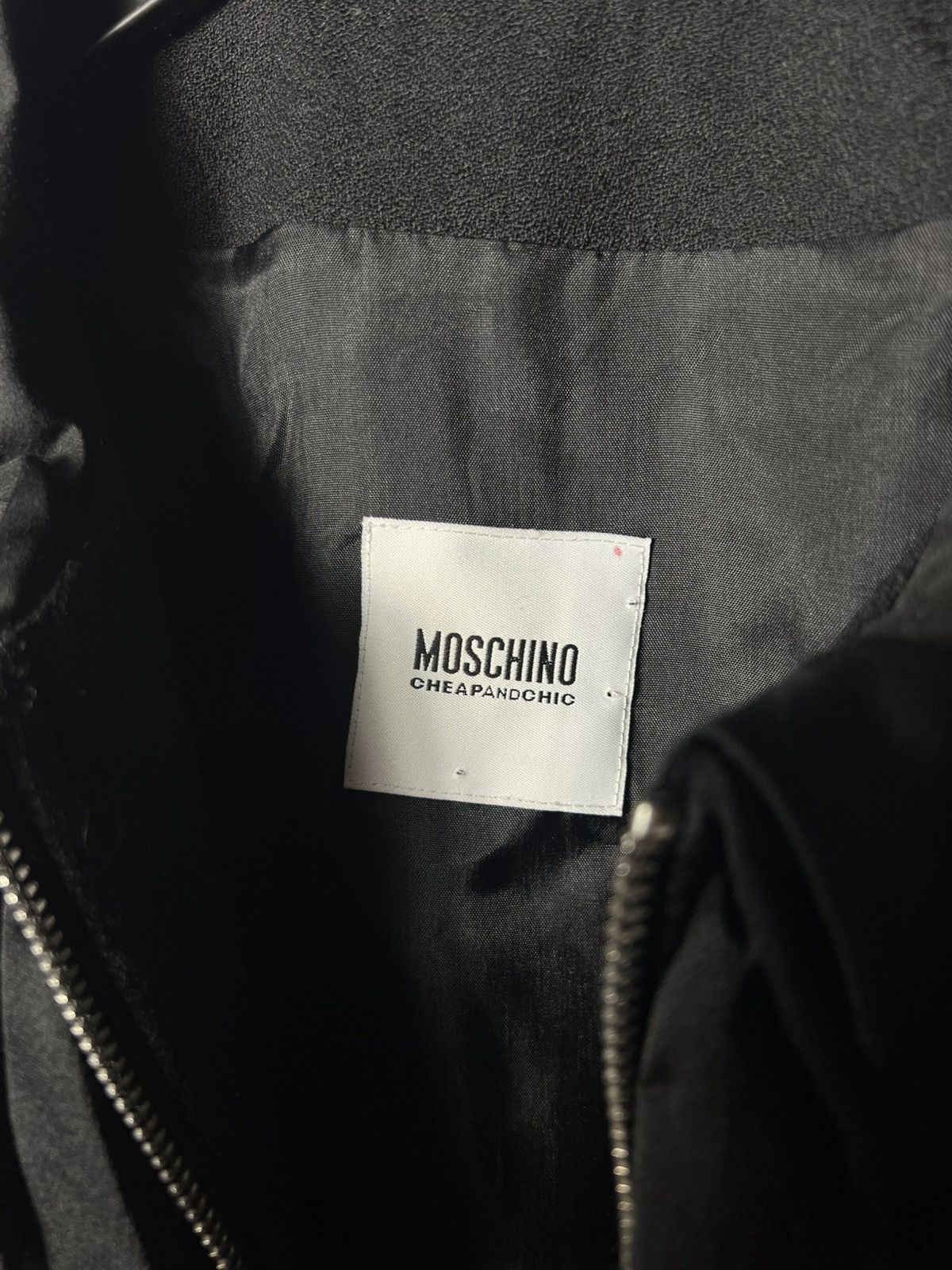 Moschino Moschino Chip And Chic Wool Cropped Zip Blazer Jacket Size M / US 6-8 / IT 42-44 - 8 Thumbnail