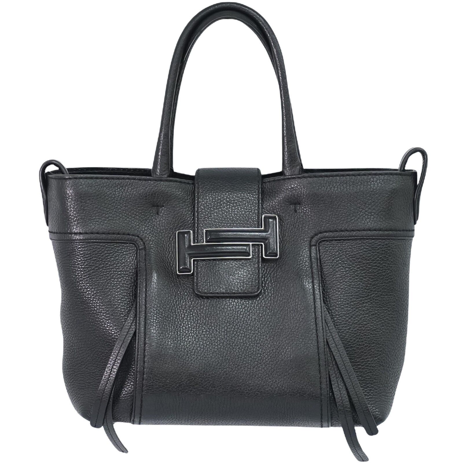 image of Tods Tod's Double T Handbag in Black, Women's
