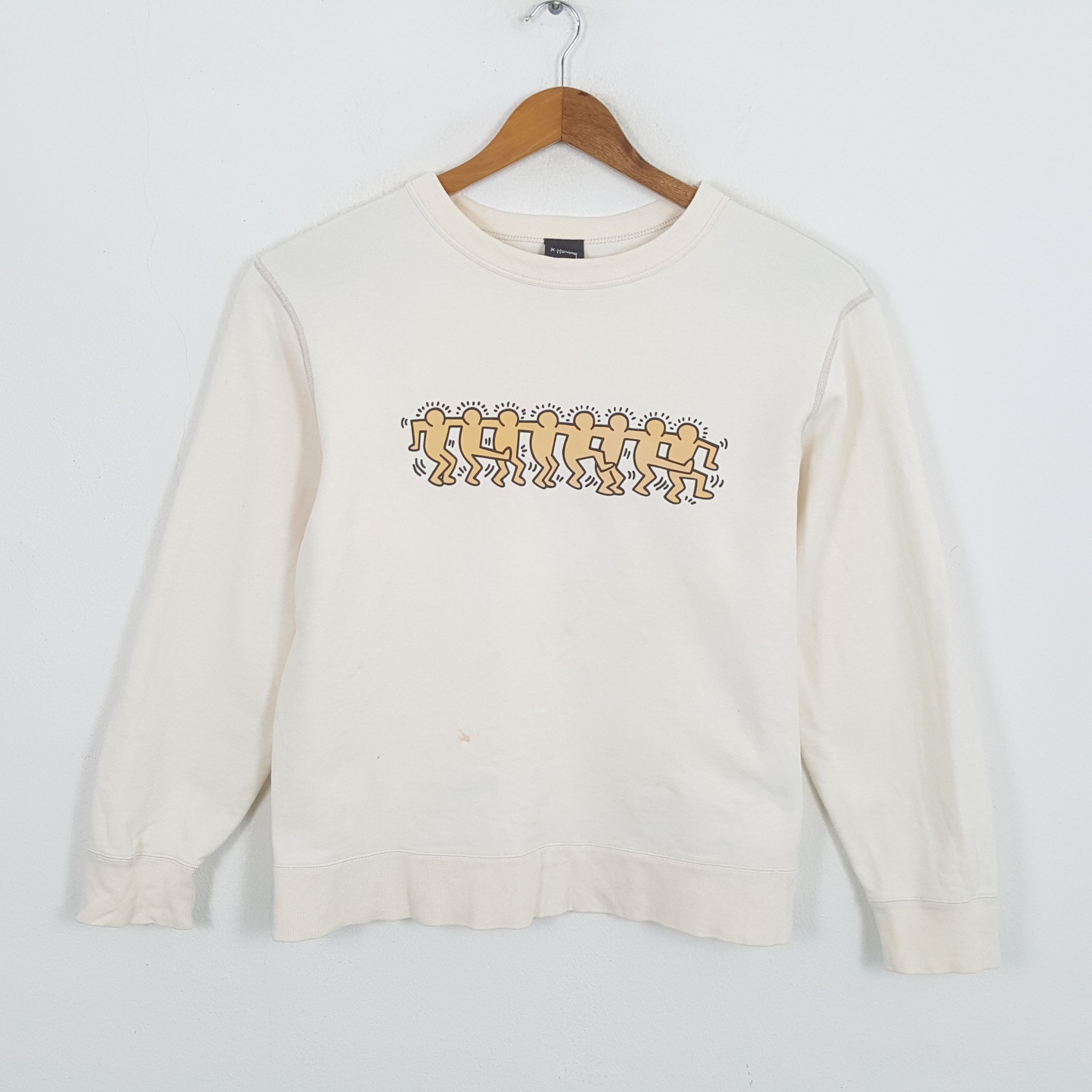 Keith Haring × Vintage Vintage KEITH HARING American Art Artist Promo Sweatshirts Size US L / EU 52-54 / 3 - 1 Thumbnail
