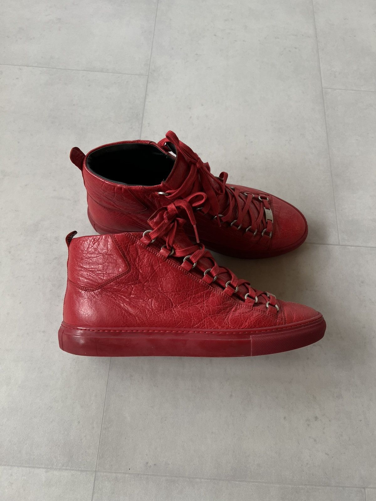 Balenciaga Balenciaga Arena High Silver Hardware | Grailed