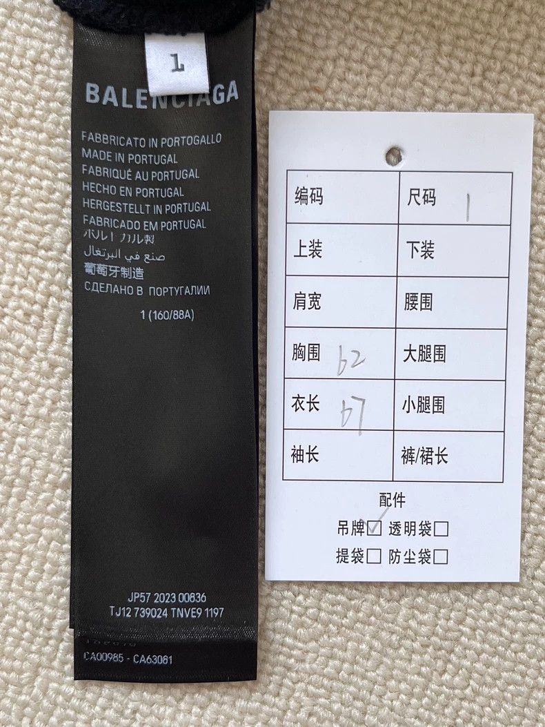 Balenciaga Balenciaga size 1 Color-block monogram Logo printed pullove Size US XS / EU 42 / 0 - 6 Thumbnail