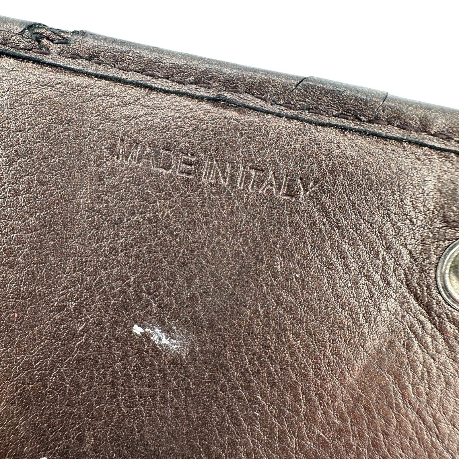 Prada Prada Metallic Brown Wave Leather Flap Continental Wallet Size ONE SIZE - 10 Thumbnail